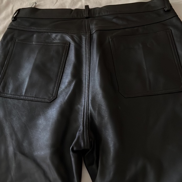 Kenneth Cole Genuine Leather Pants - Picture 6 of 8